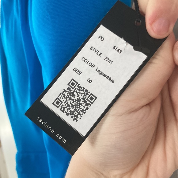 NWT Faviana Designer Prom Dress - Picture 5 of 6